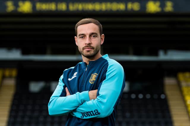 Scott Pittman has signed a three-year contract extension which takes the Livingston midfielder into his testimonial year. Picture: Ross Parker / SNS
