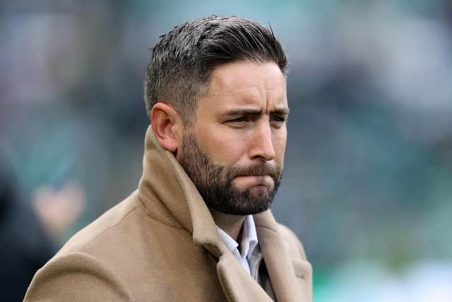 Lee Johnson believes the Hibs hierarchy are on the same page as him. Picture: Steve Welsh/PA
