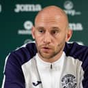 Interim Hibs boss David Gray insists he is fully focused on preparing the team for the two matches against Aston Villa and Aberdeen. Picture: Paul Devlin / SNS Group