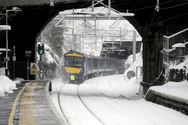 While the Beast from the East caused widespread travel disruption, some trains were able to pass through from Edinburgh and Glasgow.