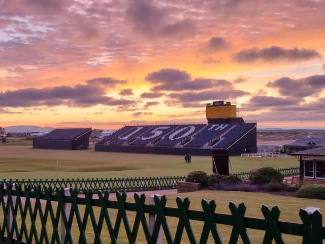 Wullie Ruffle's stunning photo of the Old Course at St Andrews.