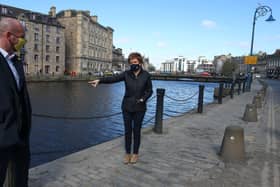Parts of Leith could be underwater within a lifetime unless politicians like Nicola Sturgeon take climate change seriously (Picture: Fraser Bremner/pool/Getty Images)