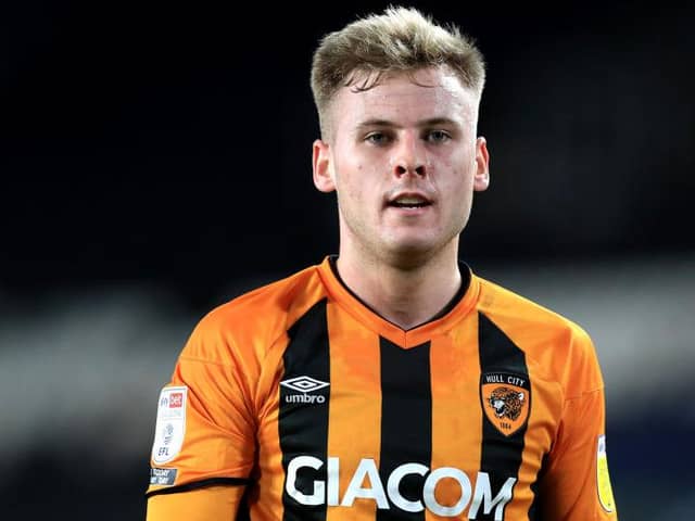 James Scott of Hull City looks on during the EFL Trophy match between Hull City and Grimsby Town. (Photo by George Wood/Getty Images)