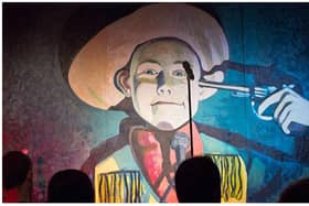 The Stand comedy club’s iconic cowboy backdrop is to be installed in a rival venue.