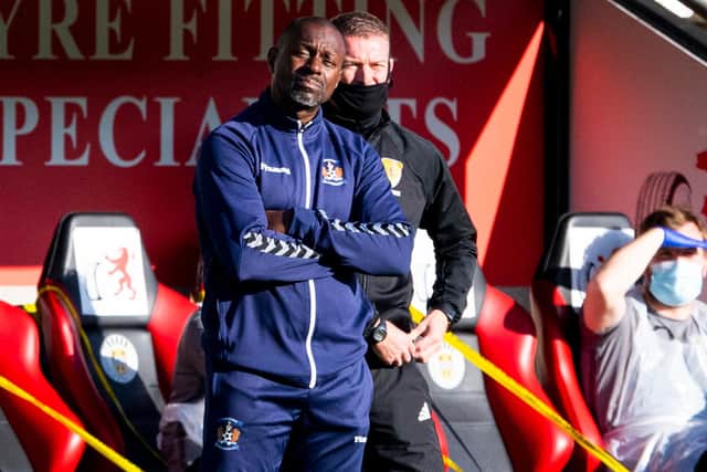 Kilmarnock manager Alex Dyer.
