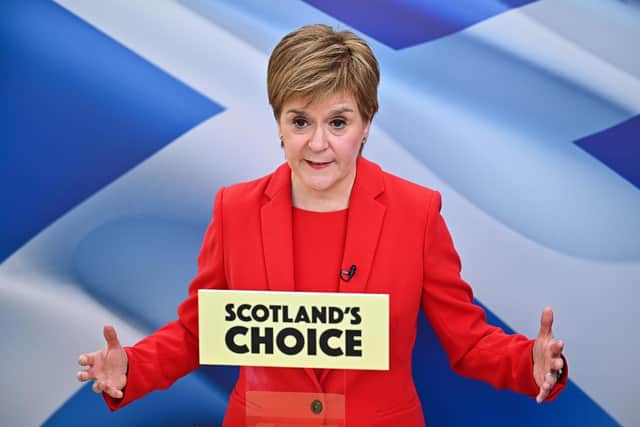 Nicola Sturgeon is planning second independence referendum.
(Picture: Jeff J Mitchell/WPA pool/Getty Images)