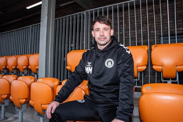 Edinburgh City boss Michael McIndoe has agreed a new contract. Picture: Tommy Lee.