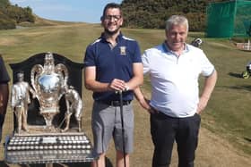Kenny Craigie joined forces with his son Matthew to pick up his first Dispatch Trophy as part of Edinburgh Leisure's team in the 2022 event at the Braids. Picture: National World.