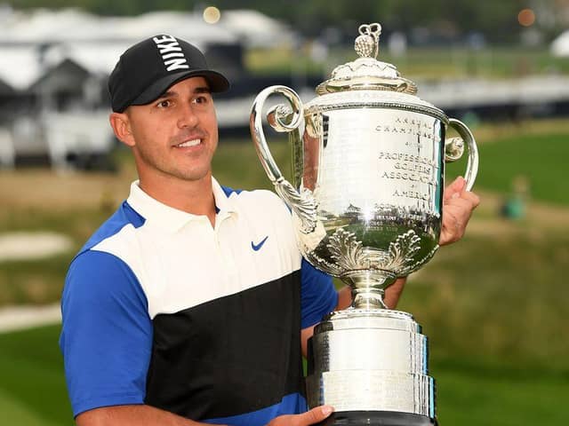 Defending champion Brooks Koepka sits just one off the lead after a promising start in the 102nd US PGA Championship at TPC Harding Park in San Francisco. Picture: Getty Images
