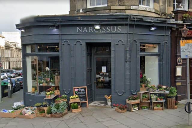 Narcissus Flowers in Broughton Street has announced its shock closure. Picture: Google Maps