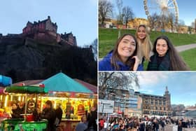 We visited Edinburgh Christmas Market 2022