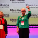 Scottish Green councillor Alys Mumford wins at last year's Edinburgh Council elections (Picture: Scott Louden)