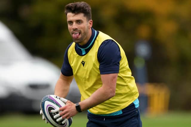 Adam Hastings has retained the No 10 jersey for the Georgia game. Picture: Craig Williamson/SNS