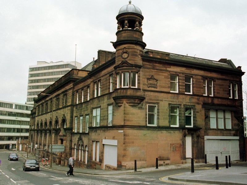 Another Robert Morham creation, this building on Dewar Place, formerly the Electric Lighting Central Generating Station, has been stripped down to its shell and awaiting a hotel development.