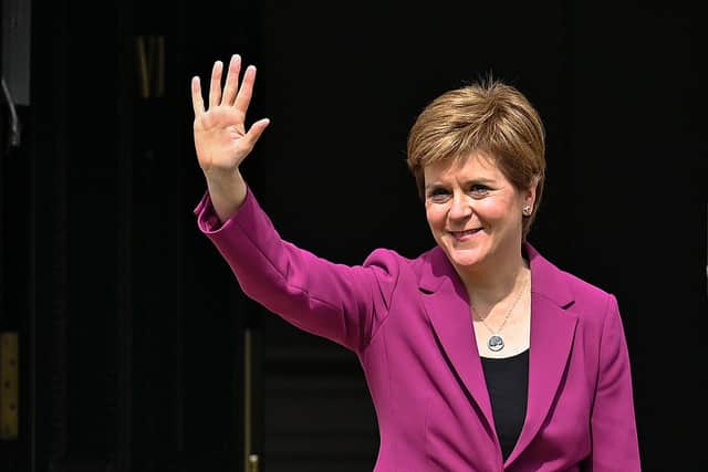 Nicola Sturgeon is due to make an announcement today to update Scotland on the latest coronavirus restrictions. (Photo by Jeff J Mitchell/Getty Images)