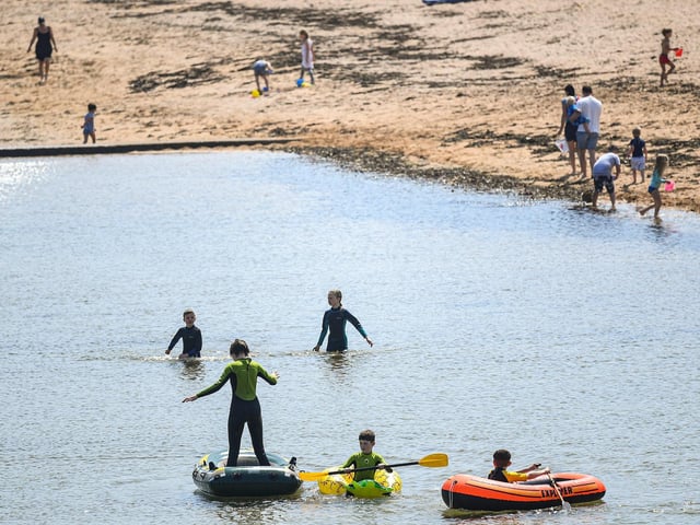 North Berwick West Beach is another East Lothian beauty spot that received the Scotland’s Beach Award. The sandy beach is a great place for paddling, sun bathing, bird watching, and walking.