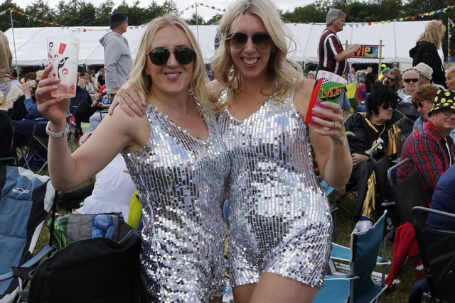 These ladies certainly got into the retro vibe at Dalkeith Country Park. Photo by Steve Gunn.