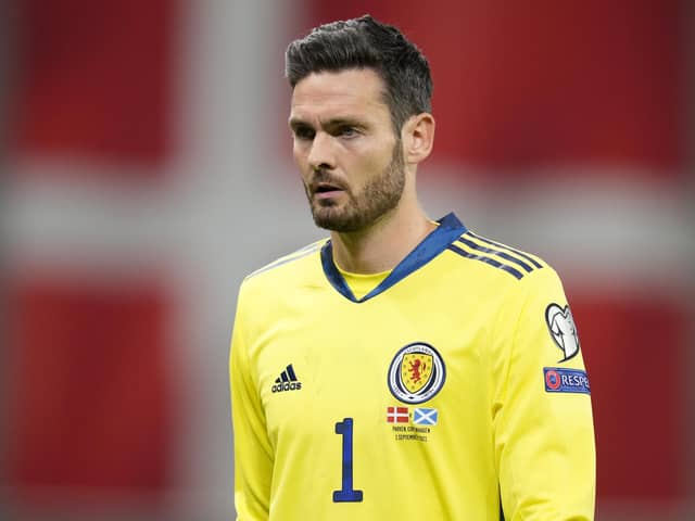 Craig Gordon rescued Scotland with a wondersave in the first half against the Faroe Islands.