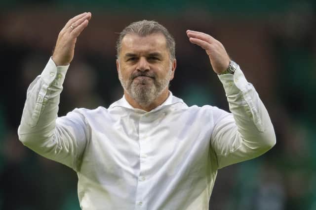 Celtic manager Ange Postecoglou has hinted at changes in attack. Picture: Ross MacDonald / SNS