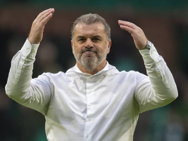 Celtic manager Ange Postecoglou has hinted at changes in attack. Picture: Ross MacDonald / SNS