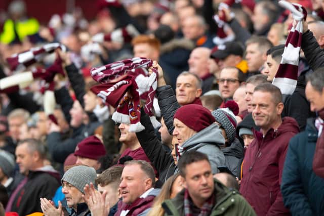 Hearts fans are being urged to back their club.