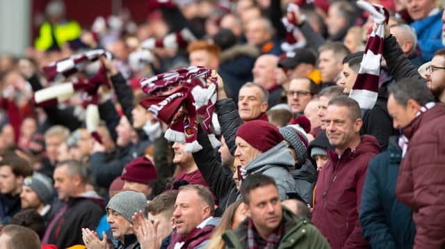 Hearts fans are being urged to back their club.