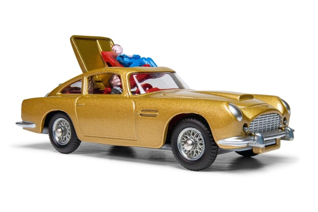 The year was 1965 and James Bond films were box office smash hits. Ahead of the release of the fourth Bond film, Thunderball, Corgi designed the must have toy of the year – the legendary Aston Martin DB5. Complete with front mounted machine guns, an ejector seat and rear bullet-proof screen, the popular James Bond accessory went on to sell over four million units. The toy manufactures opted to make a gold plated car instead of the famous silver version as they thought the metallic colour looked too similar to a base metal. Photo credit: Corgi