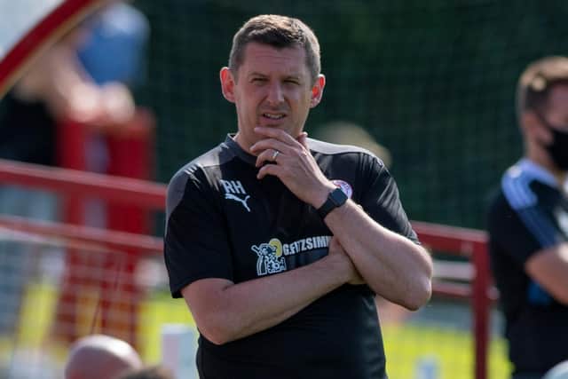 Bonnyrigg Rose manager Robbie Horn.