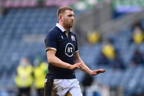 Finn Russell is likely to miss Scotland's Six Nations match against Italy after he suffered a concussion in the defeat to Ireland. (Pic: Getty)