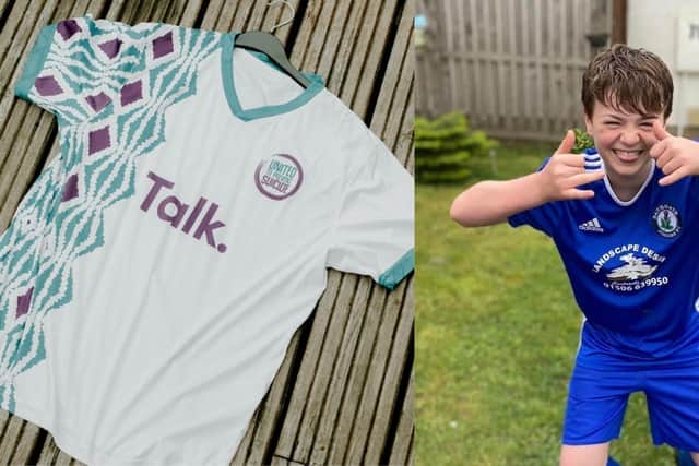 Both Hearts and Celtic players wore the shirts in memory of 13-year-old Devin Gordon.