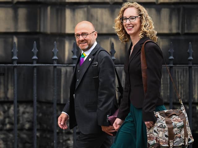 Scottish Greens co-leaders Patrick Harvie and Lorna Slater