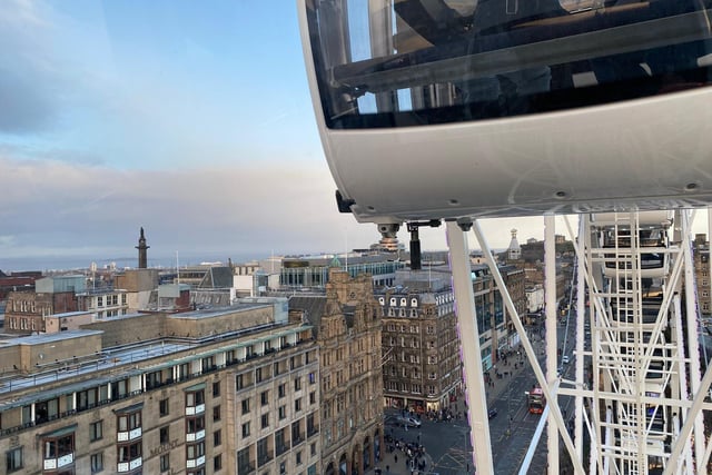 In whatever direction you look from the top of the wheel, there are stunning views of the Capital.