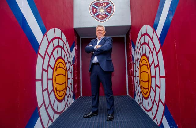 Hearts chief executive Andrew McKinlay is now in day-to-day charge.