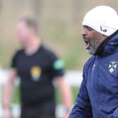 Edinburgh University boss Dorian Ogunro has steered his team to the quarter-finals of the Lowland League Cup
