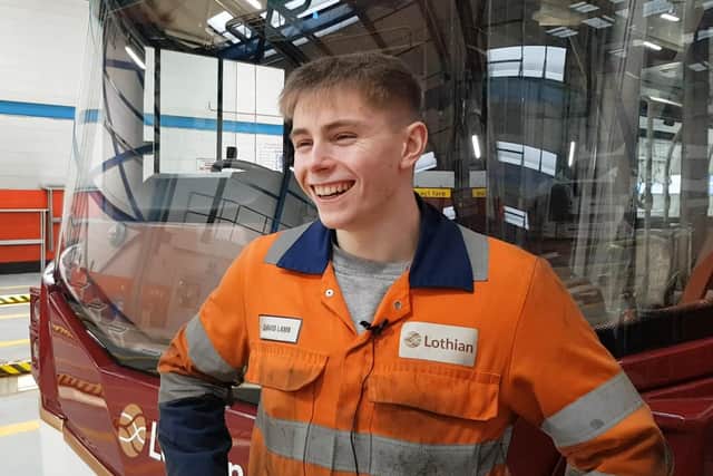 Lothian apprentice David Lamb.
