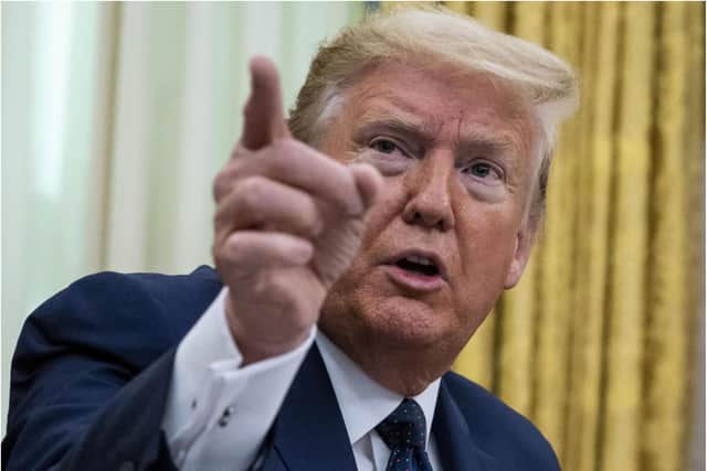 Donald Trump seems to be struggling to come to terms with the fact that he was the 'loser' in the US presidental elections (Picture: Getty Images)