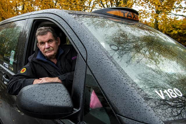 Cabbie Peter Melville is losing business and falling into heavy debt