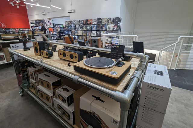 The Shandwick Place shop will also offer an expanded range of technology, such as turntables, speakers and headphones.