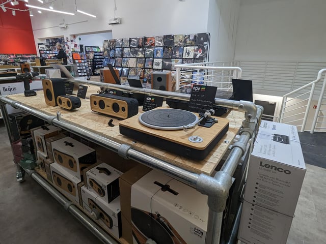 The Shandwick Place shop will also offer an expanded range of technology, such as turntables, speakers and headphones.