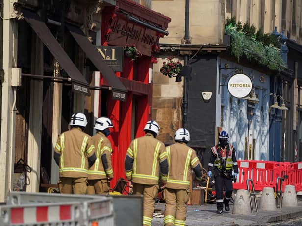 George IV Bridge: All the businesses still closed on George IV Bridge and Candlemaker Row after Edinburgh fire (Image credit: Andrew Milligan/PA Wire)