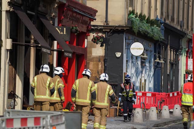 George IV Bridge: All the businesses still closed on George IV Bridge and Candlemaker Row after Edinburgh fire (Image credit: Andrew Milligan/PA Wire)