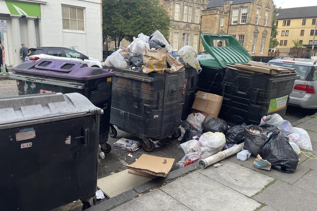 The walkout, the first in a series of protests planned by trade unions, is due to go on until August 30, with bins around the city already overflowing with rubbish as a result of not being emptied.