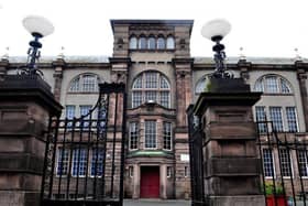 Emergency service were called to the former Boroughmuir High building this morning