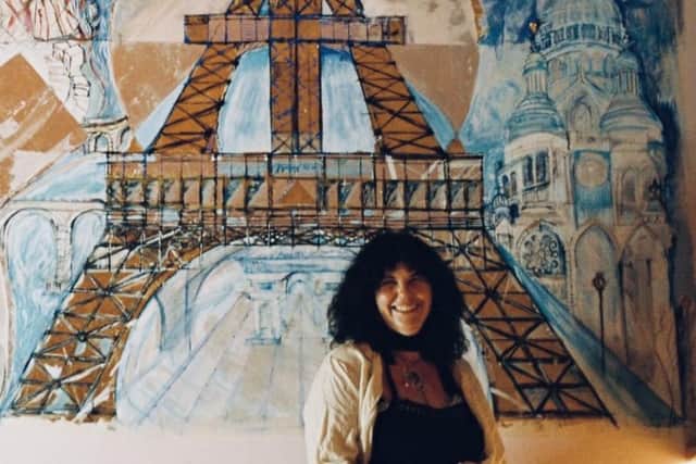 Suzi Macaulay has used her knowledge of art and architecture to create the murals.