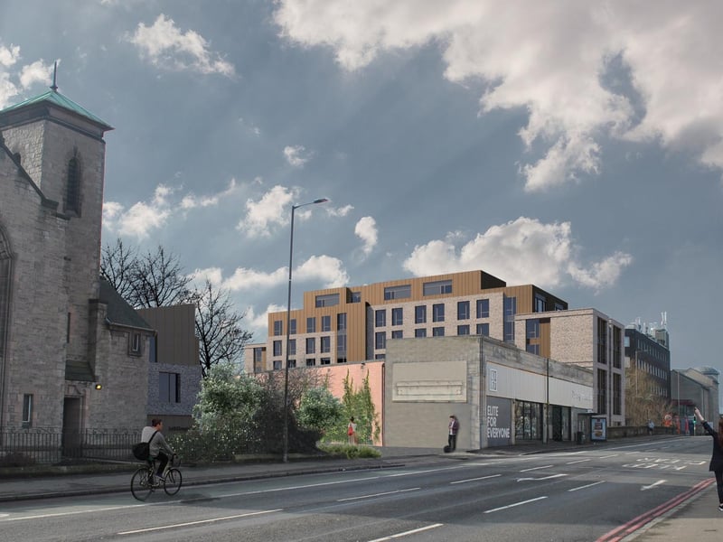 In Sighthill/Gorgie planning permission was given for 2238 student beds compared with just 1218 residential homes. It's one of three areas in the city where more PBSA was given the go-ahead than private rented or affordable homes.
Photo: Gorgie Road student flats