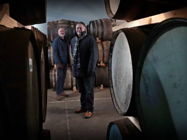 Andy Simpson and David Robertson, Rare Whisky 101. Picture: Stewart Attwood