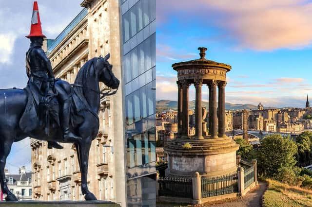 Can you tell Edinburgh and Glasgow apart? (Photos: Shutterstock)