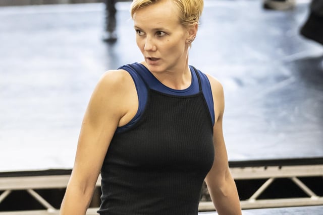 Seren Williams (alternate Grace) in rehearsals ahead of Peaky Blinders: The Redemption of Thomas Shelby coming to Edinburgh next year.