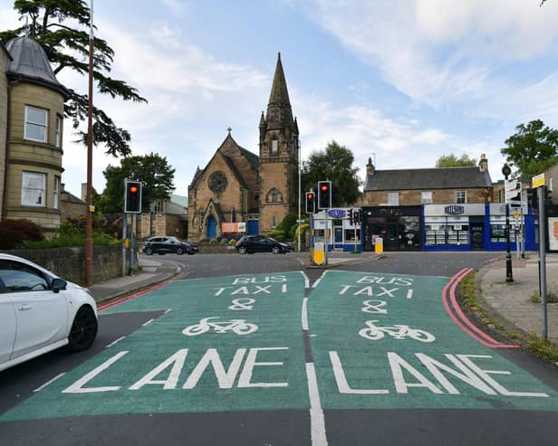 The bus gate at Manse Road bans cars from the junction with St John's Road, Monday to Friday 8am to 10am and 2.45pm to 6.30pm.