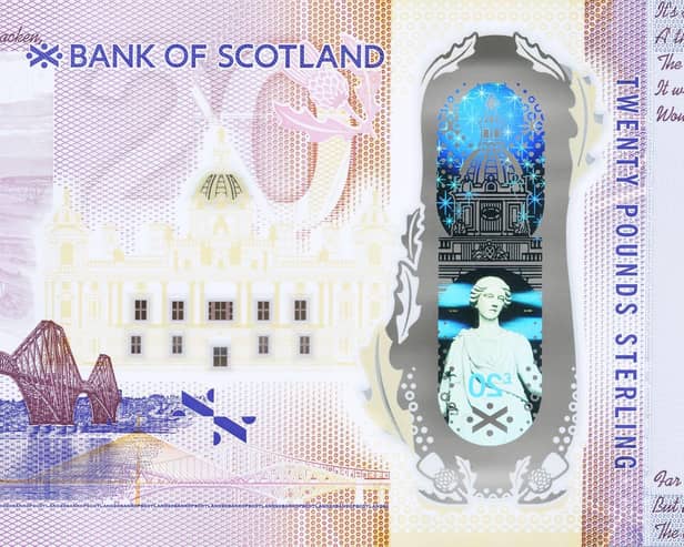 A new Bank of Scotland £20 note